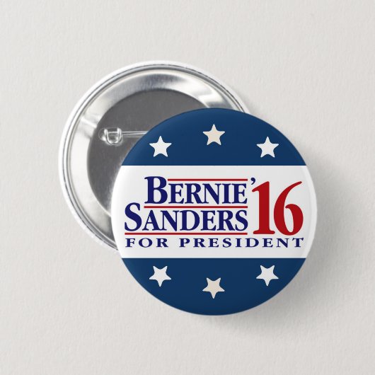 Badge Rond 5 Cm Ponceuses de Bernie pour le président (Devant & derrière)