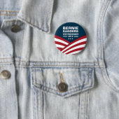 Badge Rond 5 Cm Ponceuses de Bernie pour le président 2016 (En situation)