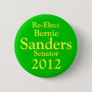 Badge Rond 5 Cm Ponceuses de Bernie pour le sénat des USA