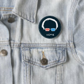 Badge Rond 5 Cm Ponceuses de Bernie - vote ! (En situation)