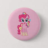 Badge Rond 5 Cm Poney (Devant)