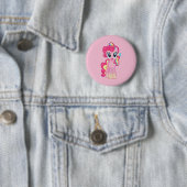 Badge Rond 5 Cm Poney (En situation)