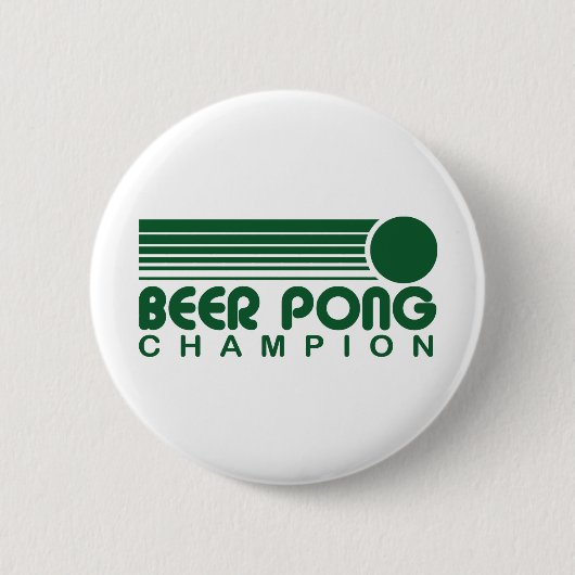 Badge Rond 5 Cm Pong de bière (Devant)