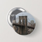 Badge Rond 5 Cm Pont Brooklyn (Devant & derrière)