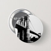Badge Rond 5 Cm Pont de Brooklyn (Devant & derrière)