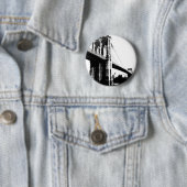 Badge Rond 5 Cm Pont de Brooklyn (En situation)