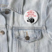 Badge Rond 5 Cm pont en double (En situation)