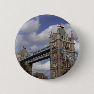 Badge Rond 5 Cm Pont Londres, Angleterre de tour