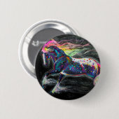 Badge Rond 5 Cm Pony Pin Starborn (Devant & derrière)