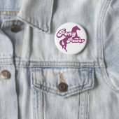Badge Rond 5 Cm Pony Power (En situation)
