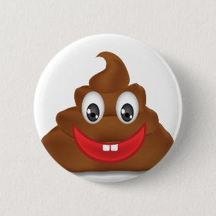 Badge Rond 5 Cm poo emojis