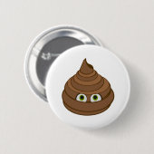Badge Rond 5 Cm Poop (Devant & derrière)