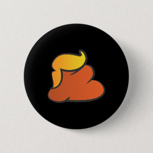 Badge Rond 5 Cm Poop Anti Trump T Shirt