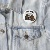 Badge Rond 5 Cm Poop Quiz Funny Poo Pun (En situation)