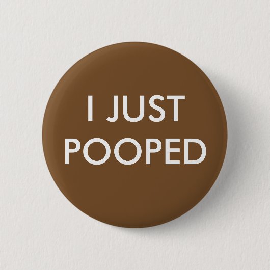 Badge Rond 5 Cm Pooped (Devant)