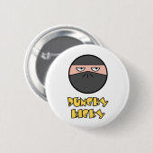 Badge Rond 5 Cm Pootie ! - Bouton de Ninja (Devant & derrière)