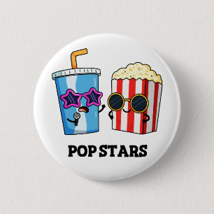 Badge Rond 5 Cm Pop Stars Funny Snack Pun