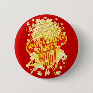 BADGE ROND 5 CM POPCORN_PARTY