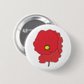 Badge Rond 5 Cm Poppy (Devant & derrière)