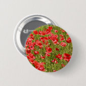 Badge Rond 5 Cm Poppy field (Devant & derrière)
