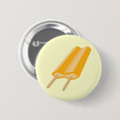Badge Rond 5 Cm Popsicle orange (Devant & derrière)