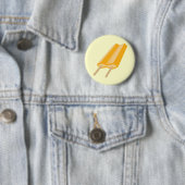 Badge Rond 5 Cm Popsicle orange (En situation)