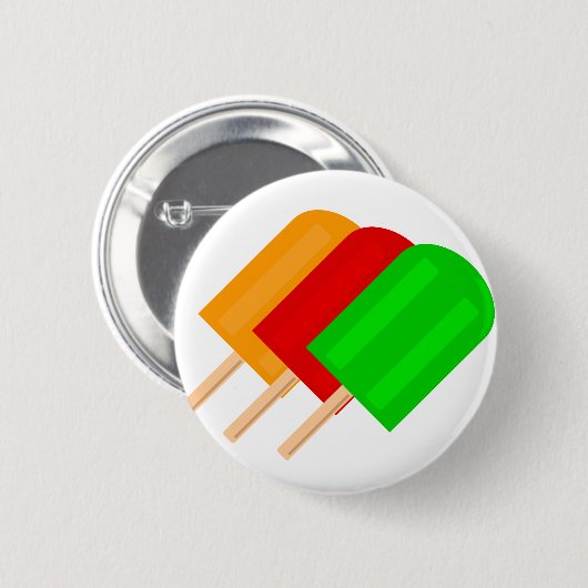 Badge Rond 5 Cm Popsicles (Devant & derrière)