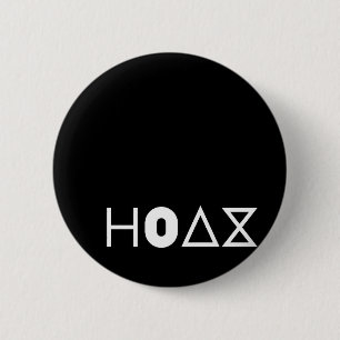 Badge Rond 5 Cm POPtRONiKA - HOAX - LOGO