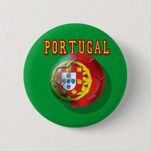 Badge Rond 5 Cm Por Portugueses du "Portugal" Bola