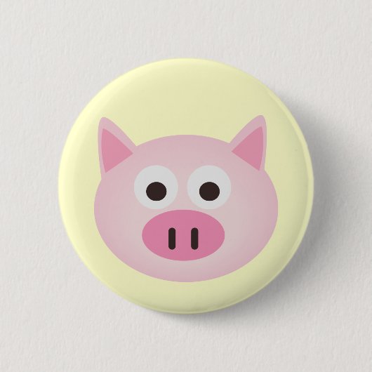 Badge Rond 5 Cm Porc (Devant)