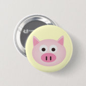 Badge Rond 5 Cm Porc (Devant & derrière)