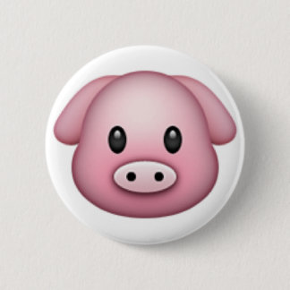 Badge Rond 5 Cm Porc Emoji
