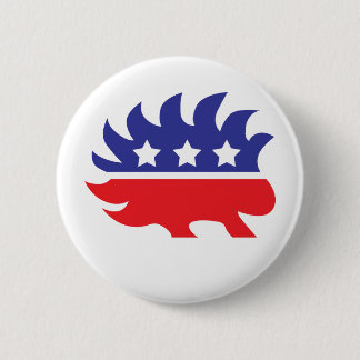 Badge Rond 5 Cm porc-épic libertaire