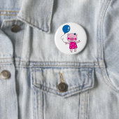 Badge Rond 5 Cm Porc mignon (En situation)