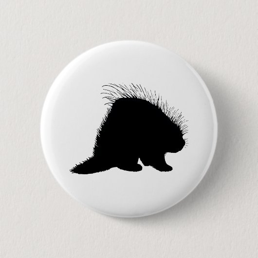 Badge Rond 5 Cm Porcupine (Devant)