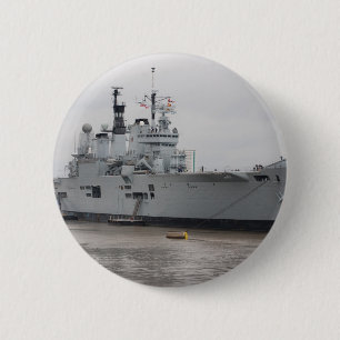 Badge Rond 5 Cm Porte-avions britannique