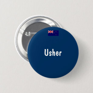 Badge Rond 5 Cm Porte-drapeau australien