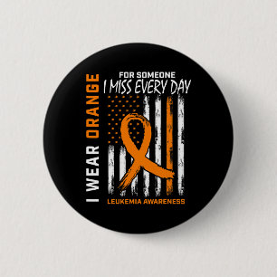 Badge Rond 5 Cm Portez L'Orange Pour Quelqu'Un Qui Me Manque La Se