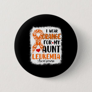 Badge Rond 5 Cm Portez Orange Pour Ma Tante Mois De Sensibilisatio