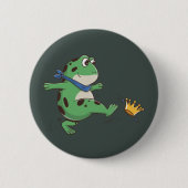 Badge Rond 5 Cm Portland Frog Protest Anti ICE  (Devant)