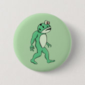 Badge Rond 5 Cm Portland frog sasquatch (Devant)