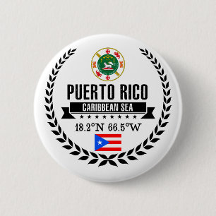 Badge Rond 5 Cm Porto Rico