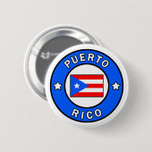 Badge Rond 5 Cm Porto Rico (Devant & derrière)