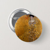 Badge Rond 5 Cm Portrait d'Adèle Bloch Bauer (Devant & derrière)