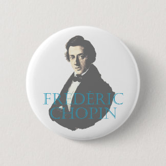 Badge Rond 5 Cm Portrait de Frédéric Chopin