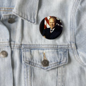 Badge Rond 5 Cm Portrait de Gerald Ford (En situation)