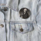 Badge Rond 5 Cm Portrait de Thomas Jefferson (En situation)