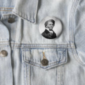 Badge Rond 5 Cm Portrait Frederick Douglass ~ 1847 (En situation)