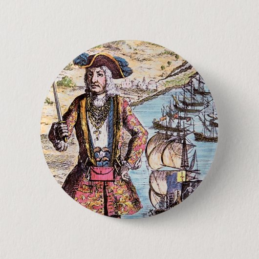 Badge Rond 5 Cm Portrait noir de couleur de Bart (Devant)