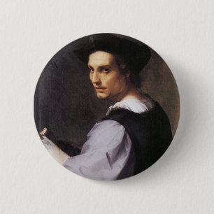 Badge Rond 5 Cm Portriat d'un jeune homme